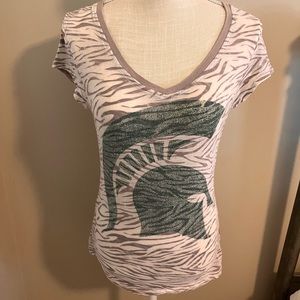 Michigan state university burnout tee
